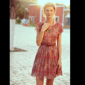 Anthropologie Colorful Dress